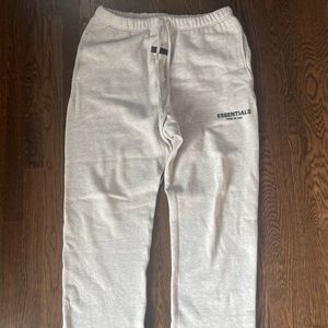 Essentials Fear of God - light Oatmeal Relaxed Sweatpants XXL